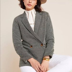 Anthropologie Daniel Rainn Cambridge Soft Knit Blazer